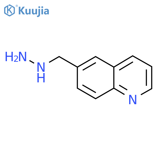 6-(hydrazinylmethyl)quinoline structure
