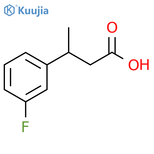 3-(3-fluorophenyl)butanoic acid structure