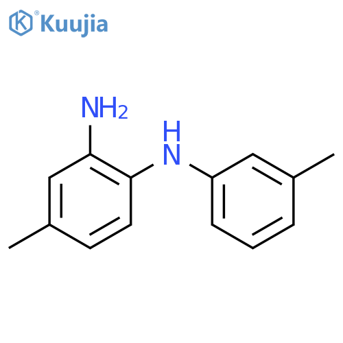 1,2-Benzenediamine, 4-methyl-N1-(3-methylphenyl)- structure