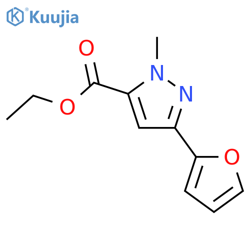 Ethyl 3-(2-Furyl)-1-methyl-1H-pyrazole-5-carboxylate structure