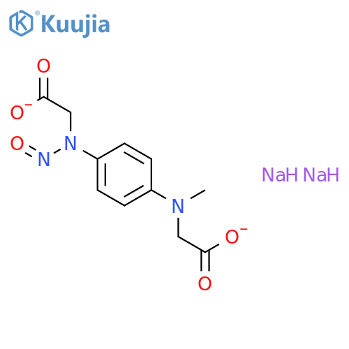 N,N-Dicarboxymethyl-N,N-dinitroso-p-phenylenediamine, disodium salt structure