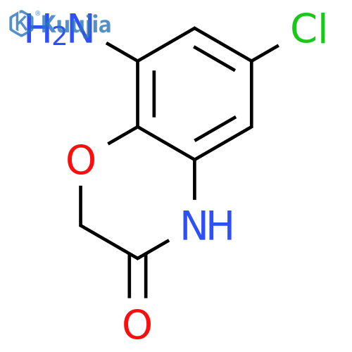 8-Amino-6-chloro-4H-benzo1,4oxazin-3-one structure