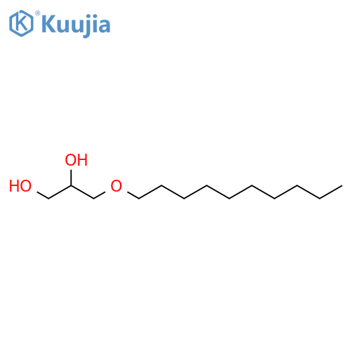 1,2-Propanediol,3-(decyloxy)- structure