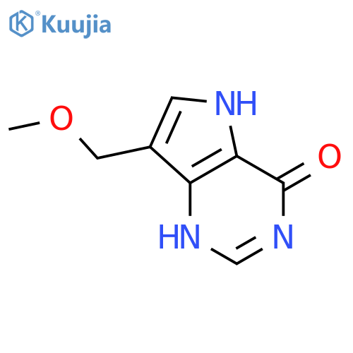 4H-Pyrrolo[3,2-d]pyrimidin-4-one,3,5-dihydro-7-(methoxymethyl)- structure