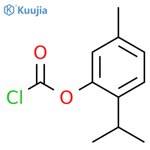 5-METHYL-2-(PROPAN-2-YL)PHENYL CHLOROFORMATE structure