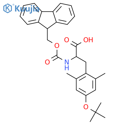 Fmoc-2,6-Dimethyl-L-Tyr(tert-butyl)-OH structure