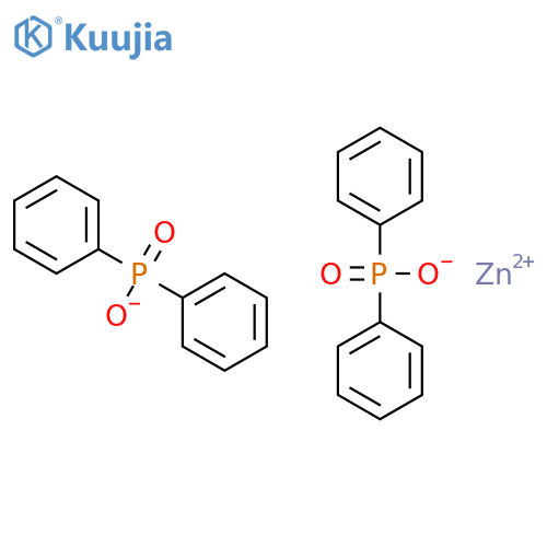 Phosphinic acid,P,P-diphenyl-, zinc salt (2:1) structure