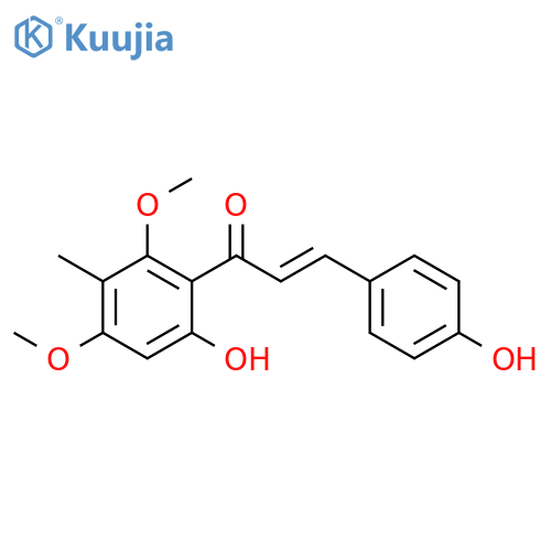 2-Propen-1-one, 1-(6-hydroxy-2,4-dimethoxy-3-methylphenyl)-3-(4-hydroxyphenyl)- structure