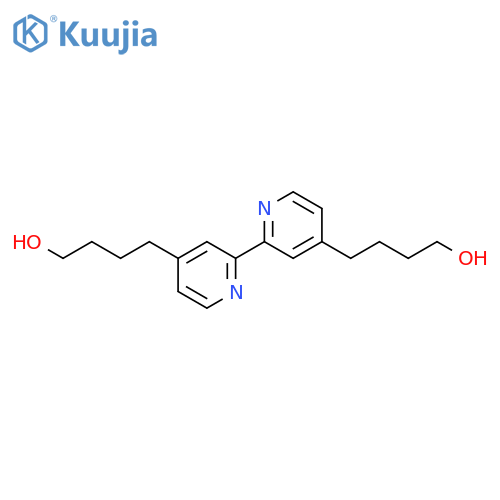 4-[2-[4-(4-hydroxybutyl)pyridin-2-yl]pyridin-4-yl]butan-1-ol structure