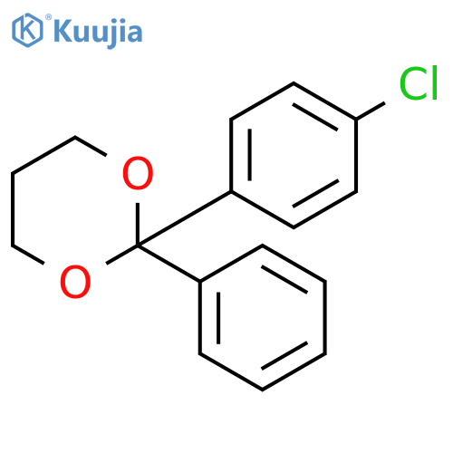 1,3-Dioxane, 2-(4-chlorophenyl)-2-phenyl- structure