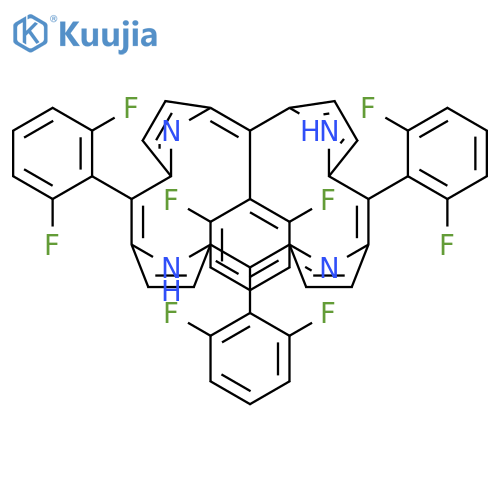 21H,23H-Porphine, 5,10,15,20-tetrakis(2,6-difluorophenyl)- structure