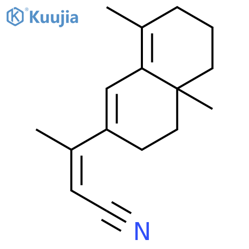 2-Butenenitrile, 3-(3,4,4a,5,6,7-hexahydro-4a,8-dimethyl-2-naphthalenyl)-, (E)- structure
