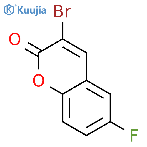 2H-1-Benzopyran-2-one, 3-bromo-6-fluoro- structure