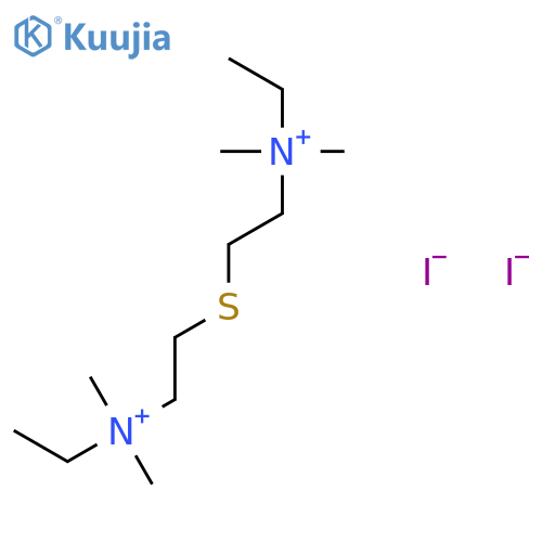 Ethanaminium,2,2'-thiobis[N-ethyl-N,N-dimethyl-, iodide (1:2) structure