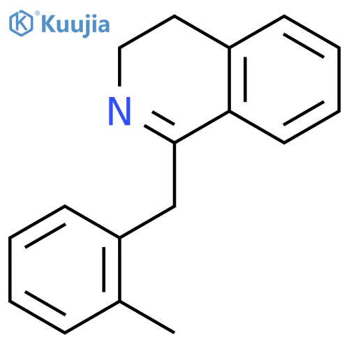 1-(2-Methylbenzyl)-3,4-dihydroisoquinoline structure