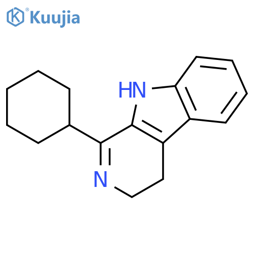 3H-Pyrido[3,4-b]indole, 1-cyclohexyl-4,9-dihydro- structure