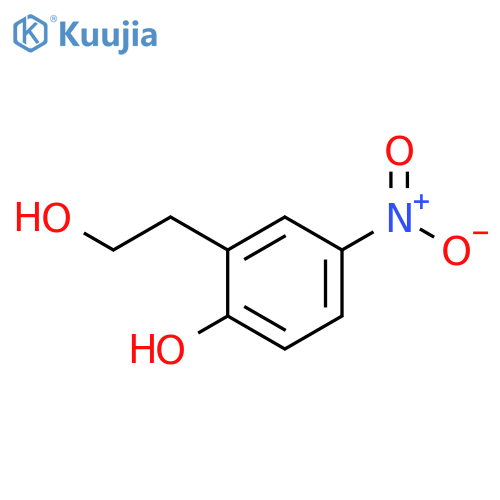 2-(2-hydroxyethyl)-4-nitrophenol structure