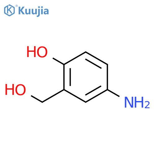 4-Amino-2-(hydroxymethyl)benzenol structure