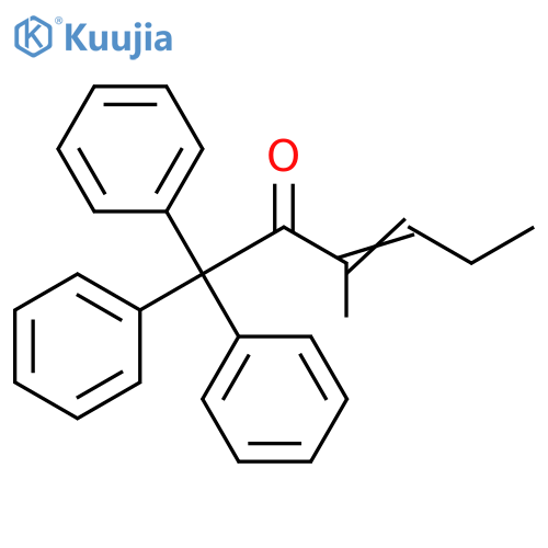 3-Hexen-2-one, 3-methyl-1,1,1-triphenyl- structure