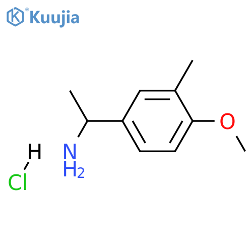 1-(4-Methoxy-3-methylphenyl)ethylamine Hydrochloride structure