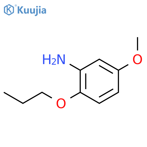 5-methoxy-2-propoxyaniline structure