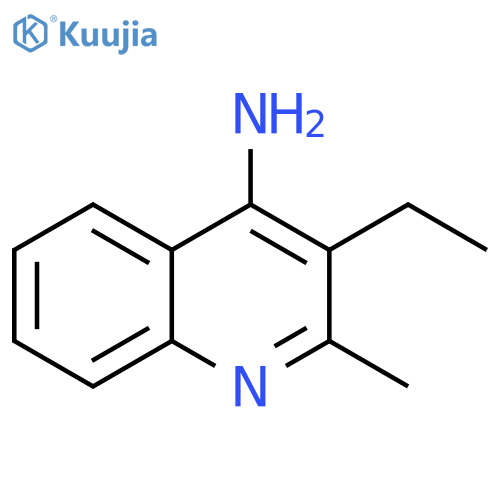 3-ethyl-2-methylquinolin-4-amine structure