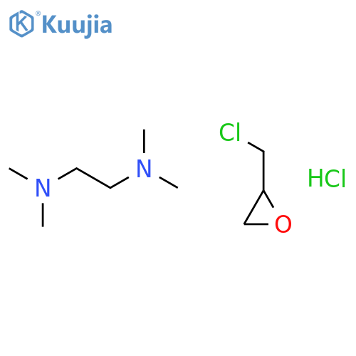 1,2-Ethanediamine, N,N,N,N-tetramethyl-, polymer with (chloromethyl)oxirane, hydrochloride structure