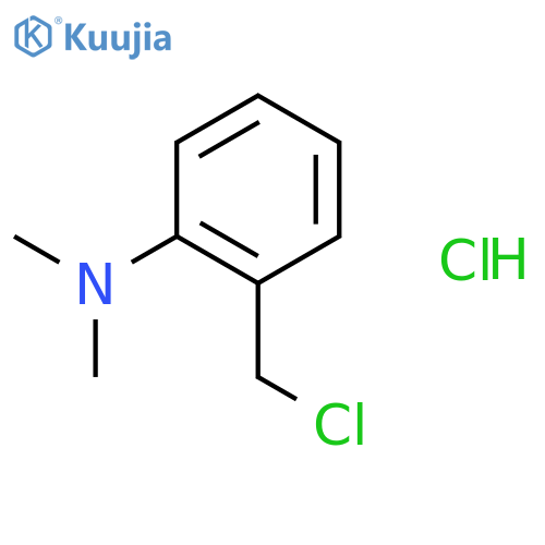 2-(Chloromethyl)-N,N-dimethyl-benzenamine Hydrochloride structure