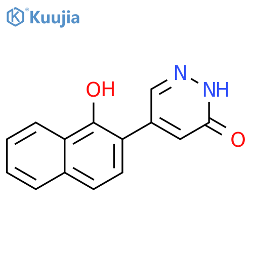 5-(1-hydroxy-2-naphthalenyl)-3(2H)-Pyridazinone structure