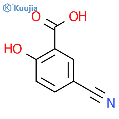 5-Cyano-2-hydroxybenzoic Acid structure