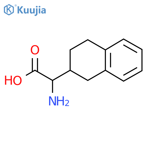 2-Amino-2-(1,2,3,4-tetrahydronaphthalen-2-yl)acetic acid structure