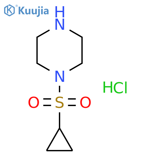1-(cyclopropanesulfonyl)piperazine structure