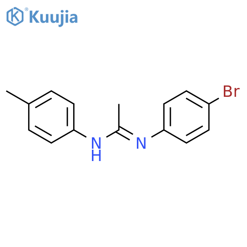 Ethanimidamide, N'-(4-bromophenyl)-N-(4-methylphenyl)- structure
