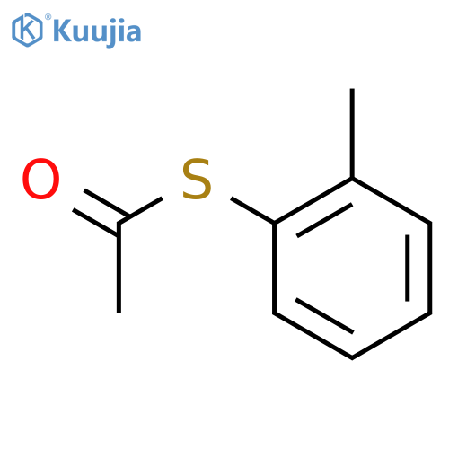 S-(2-Methylphenyl) ethanethioate structure
