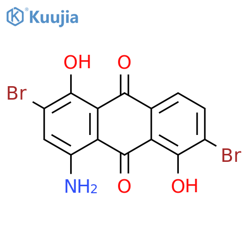 9,10-Anthracenedione, 4-amino-2,6-dibromo-1,5-dihydroxy- structure