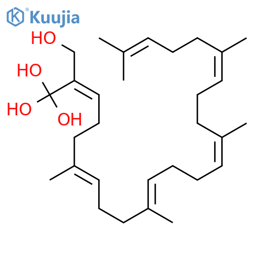 Tetrahydroxysqualene structure