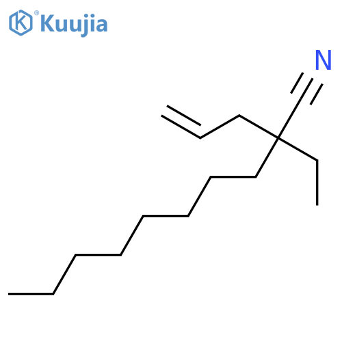 Decanenitrile, 2-ethyl-2-(2-propenyl)- structure
