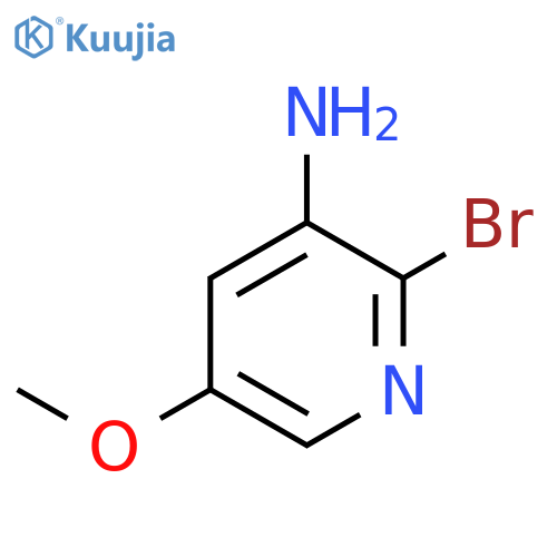 2-bromo-5-methoxy-pyridin-3-amine structure