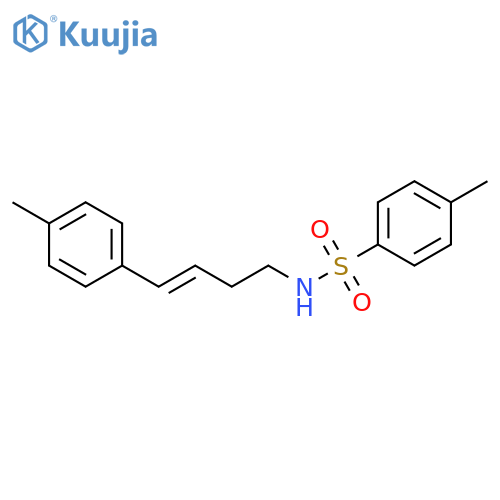 Benzenesulfonamide, 4-methyl-N-[4-(4-methylphenyl)-3-butenyl]- structure