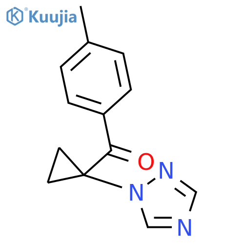 Methanone, (4-methylphenyl)[1-(1H-1,2,4-triazol-1-yl)cyclopropyl]- structure