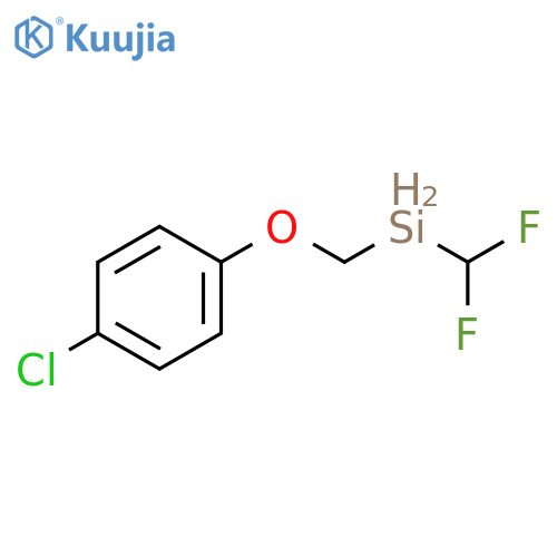 Silane, [(4-chlorophenoxy)methyl]difluoromethyl- structure