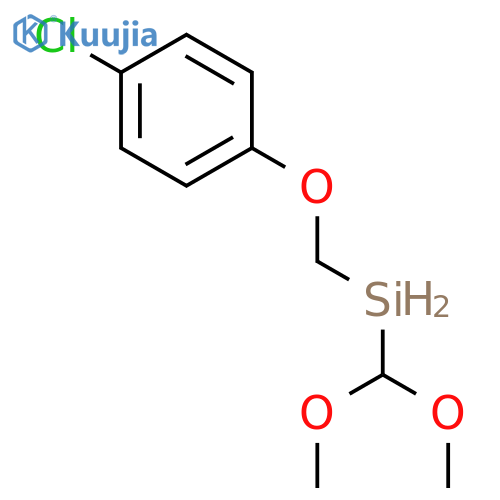Silane, [(4-chlorophenoxy)methyl]dimethoxymethyl- structure