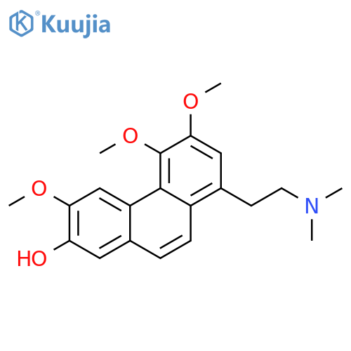 2-Phenanthrenol,8-[2-(dimethylamino)ethyl]-3,5,6-trimethoxy- structure