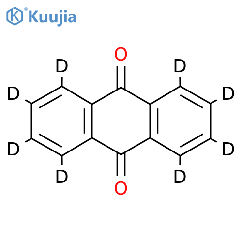 Anthraquinone-D8 structure