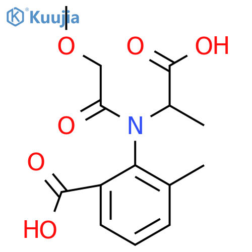 N-(2-Methoxyacetate)-N-(2-carboxy-6-methylphenyl)-alanine (Mixture of Diastereomers) structure