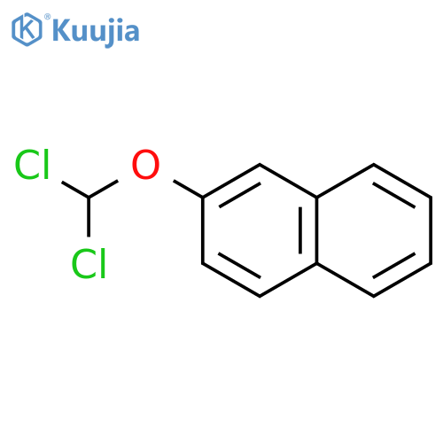 Naphthalene, 2-(dichloromethoxy)- structure