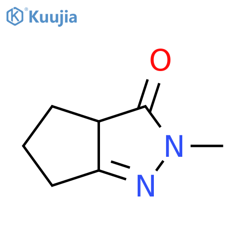 2-Methyl-2H,3H,3aH,4H,5H,6H-cyclopentacpyrazol-3-one structure