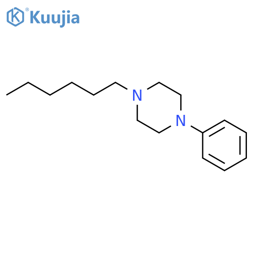 1-Hexyl-4-phenylpiperazine structure
