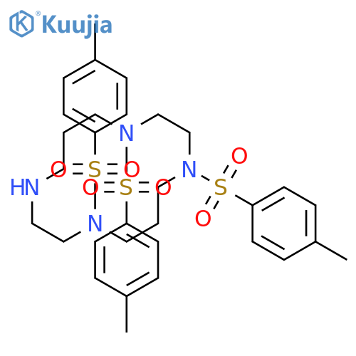1,4,8-Tritosyl-1,4,8,11-tetraazacyclotetradecane structure