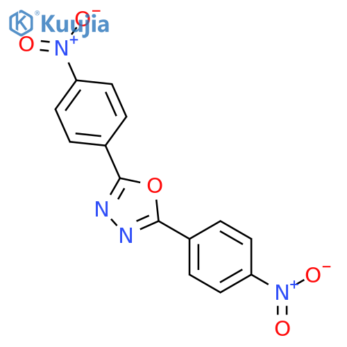 2,5-Bis(4-nitrophenyl)-1,3,4-oxadiazole structure